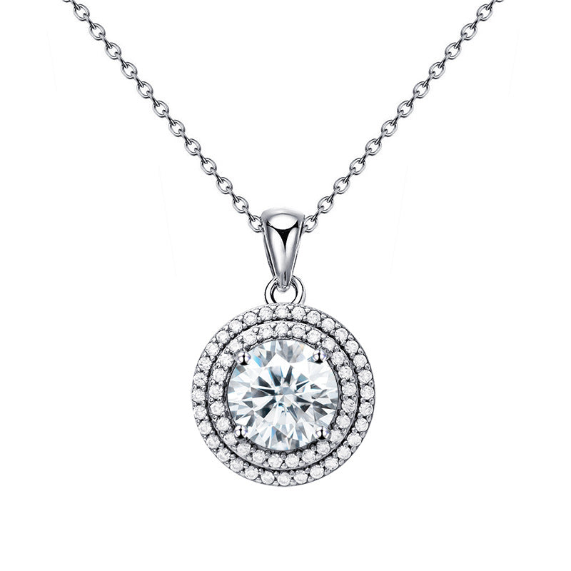 Modern Diamond Pave Oval Disc Pendant in 14 karat Yellow Gold With .60 Modern Diamond Pave Oval Disc Pendant in 14 karat Yellow Gold With .60