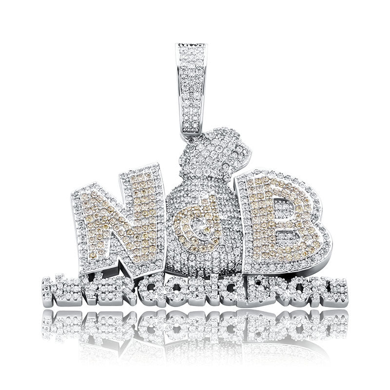 Hip Hop 3MM Twisted Miami Cuban Letter Pendant Chain