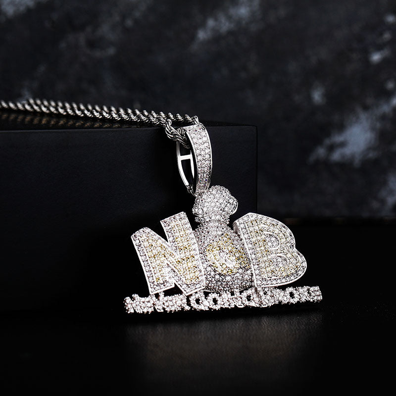 Hip Hop 3MM Twisted Miami Cuban Letter Pendant Chain
