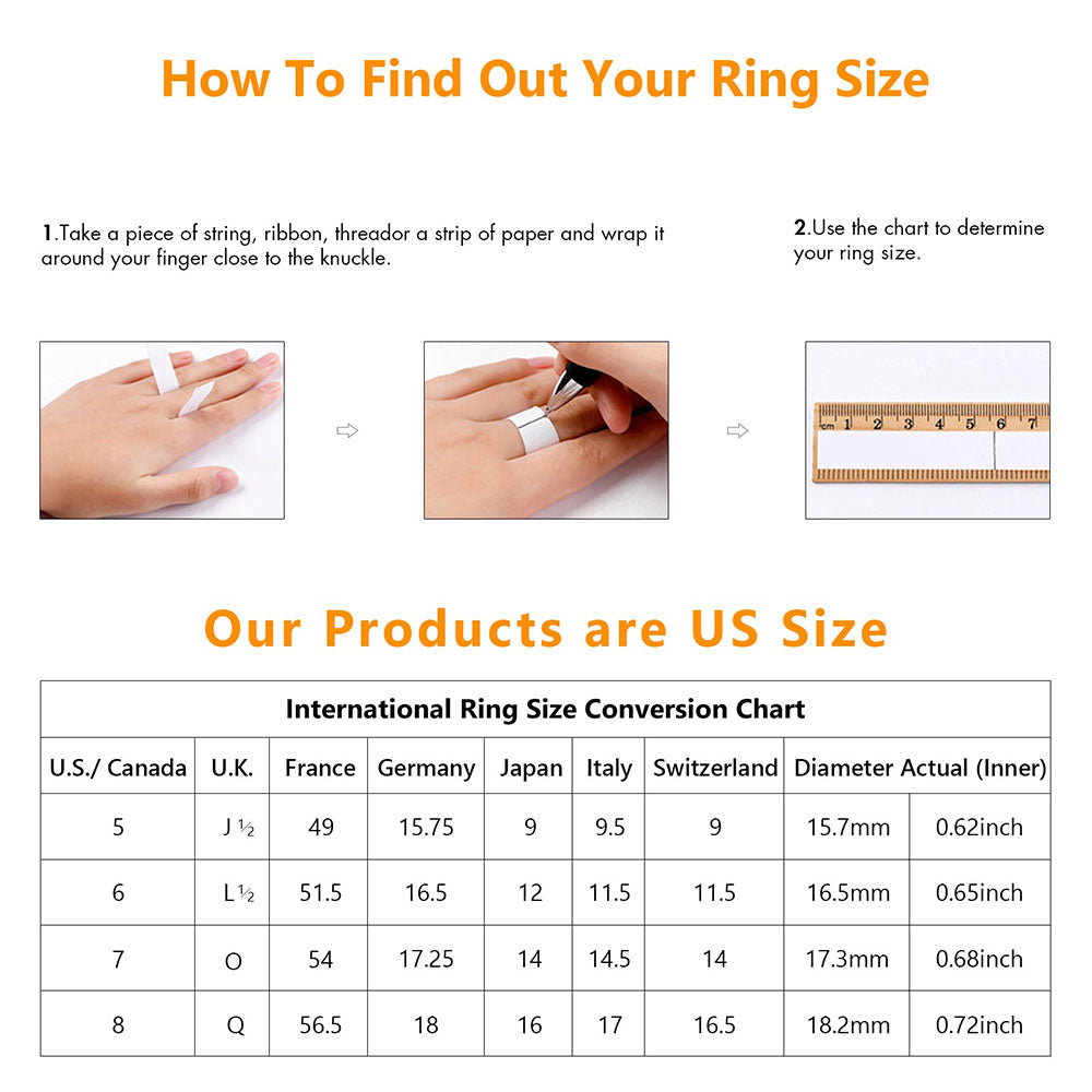 ring size table