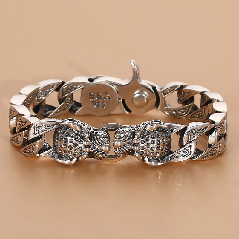 Solid 3D Link Chain Bracelet 925 Sterling Silver Handmade Mens Bracelet  Gifts — Discovered